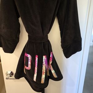 PINK Victoria's Secret Black Robe